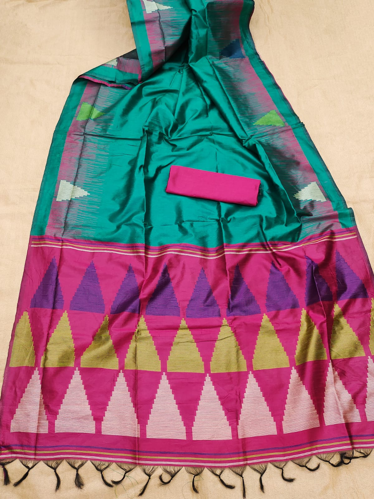 Rama Handloom Silk Saree