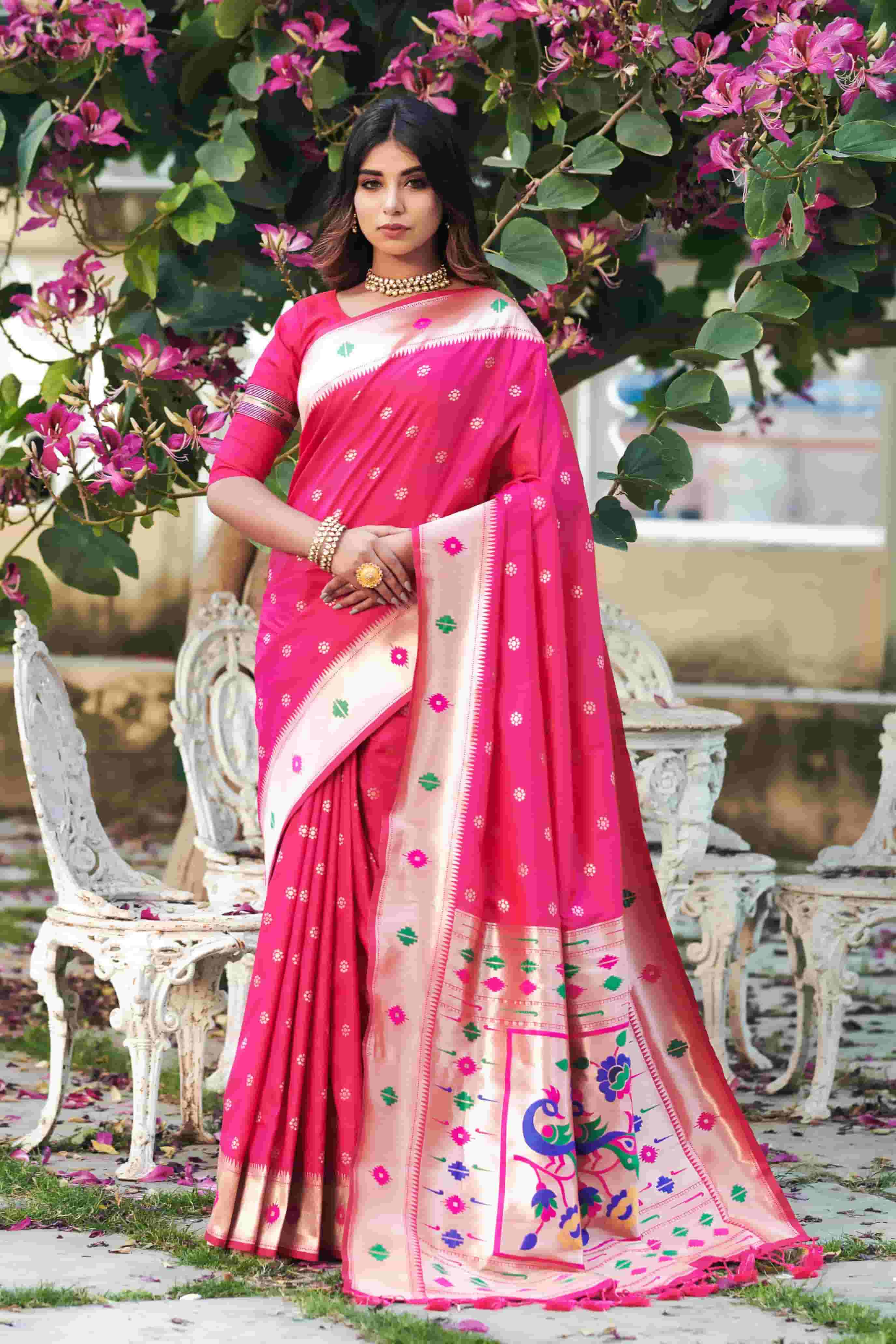 Latest Design in Paithani silk saree