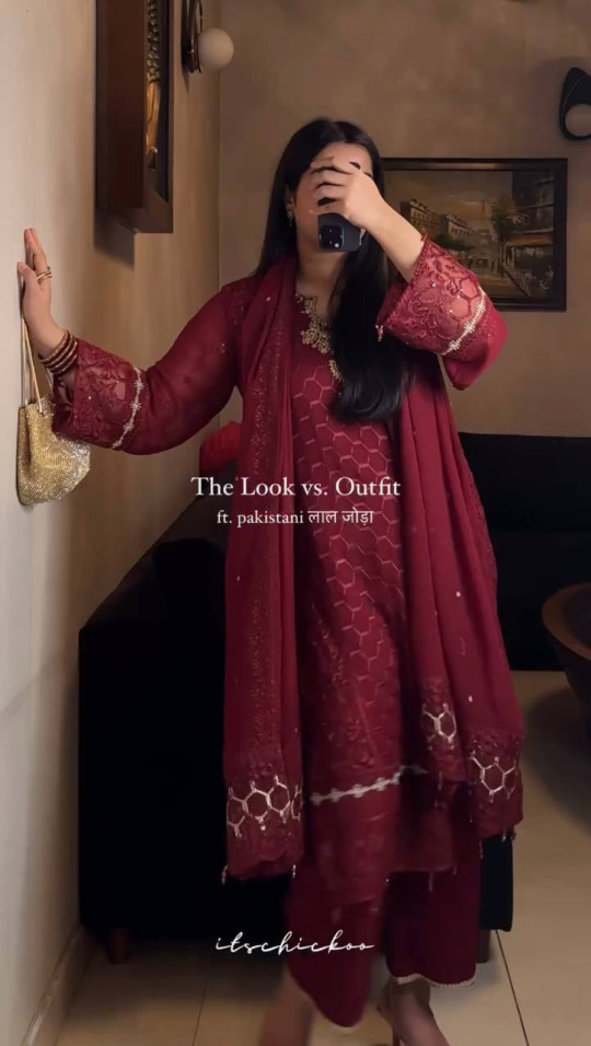 Maroon Color Lucknowi Work Top Plazzo Set